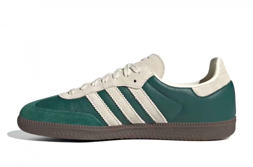 ADIDAS SAMBA OG COLLEGIATE GREEN CREAM WHITE [JI3215]