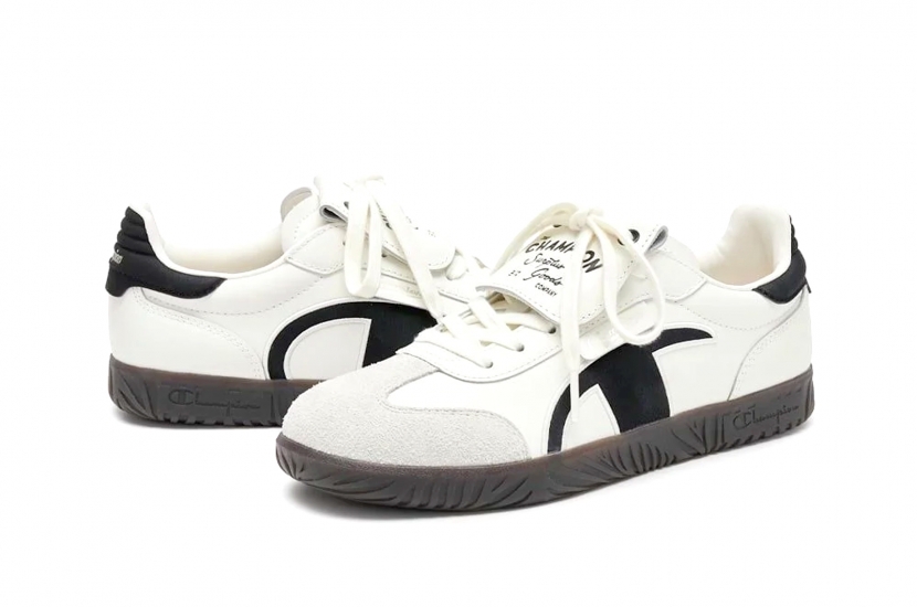 CHAMPION ESSENTIALS T-TRAINER CREAM BLACK [U4CFCTW14U3] 