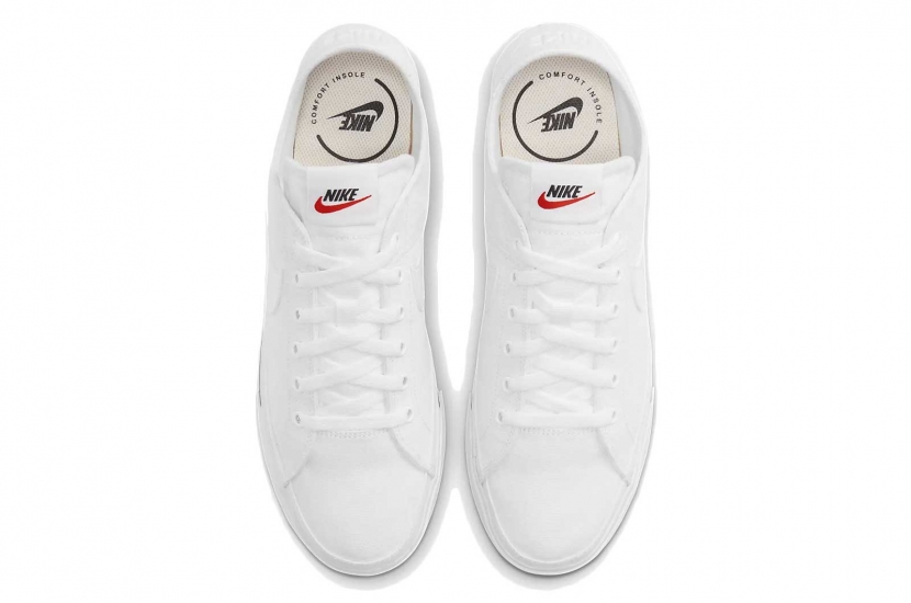 COURT LEGACY CANVAS WHITE BLACK [CW6539-100]