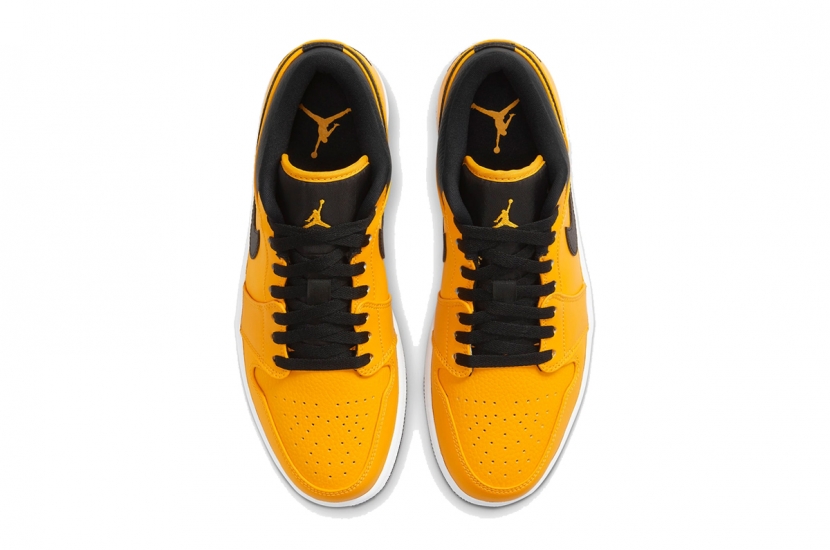 AIR JORDAN 1 LOW UNIVERSITY GOLD BLACK [553558-700]