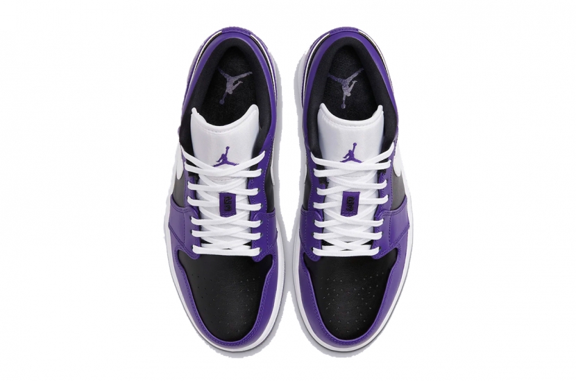 AIR JORDAN 1 LOW PURPLE BLACK [553558-501]