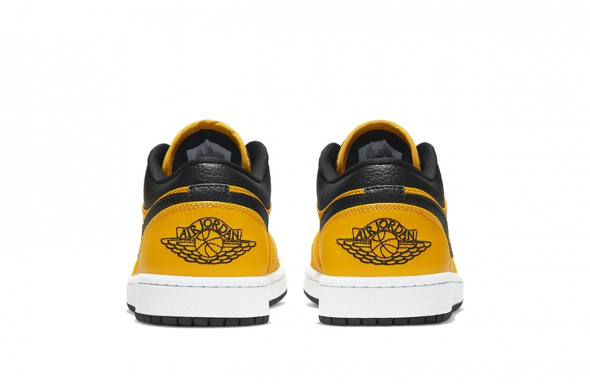 AIR JORDAN 1 LOW UNIVERSITY GOLD BLACK [553558-700]