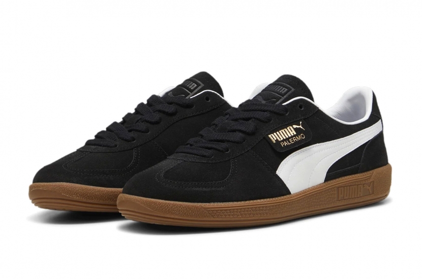 PUMA PALERMO ‘BLACK WHITE GUM’ [396463-10]