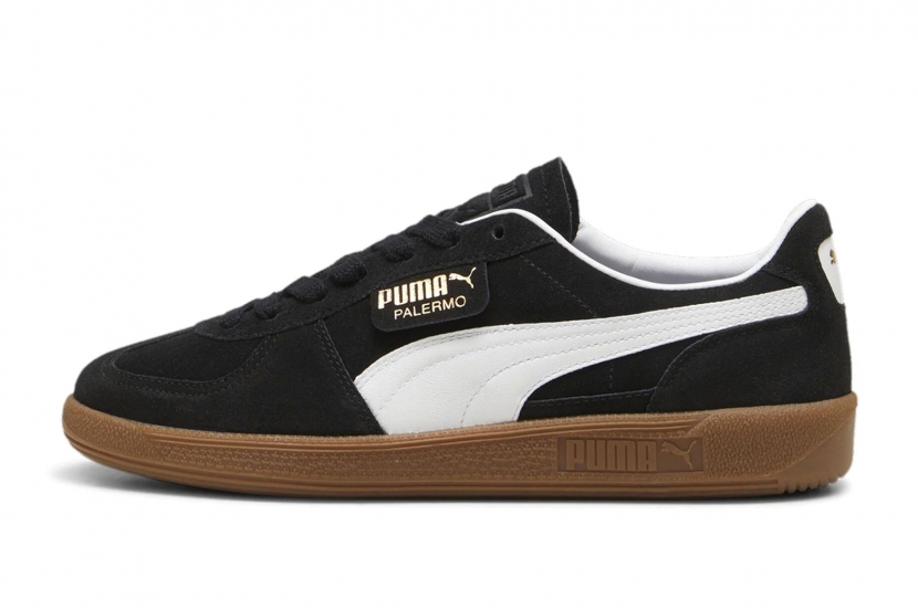 PUMA PALERMO ‘BLACK WHITE GUM’ [396463-10]