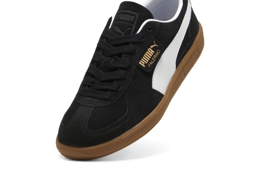 PUMA PALERMO ‘BLACK WHITE GUM’ [396463-10]