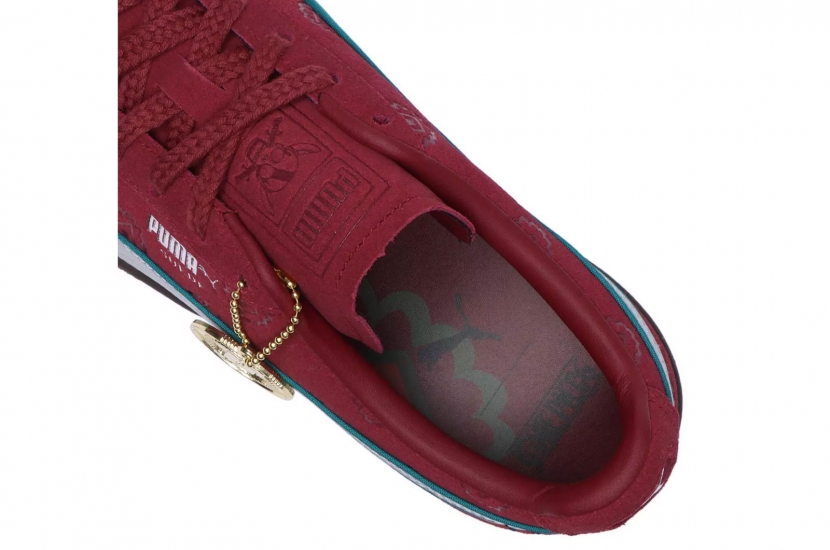 PUMA ONE PIECE X SUEDE ‘RED HAIR PIRATES’ [396521-01]