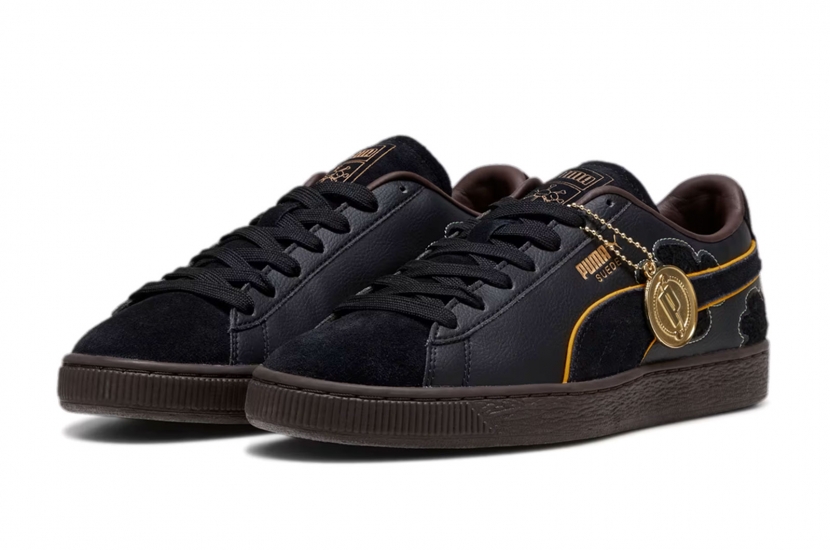 PUMA SUEDE ONE PIECE BLACKBEARD TEECH [396525-01]