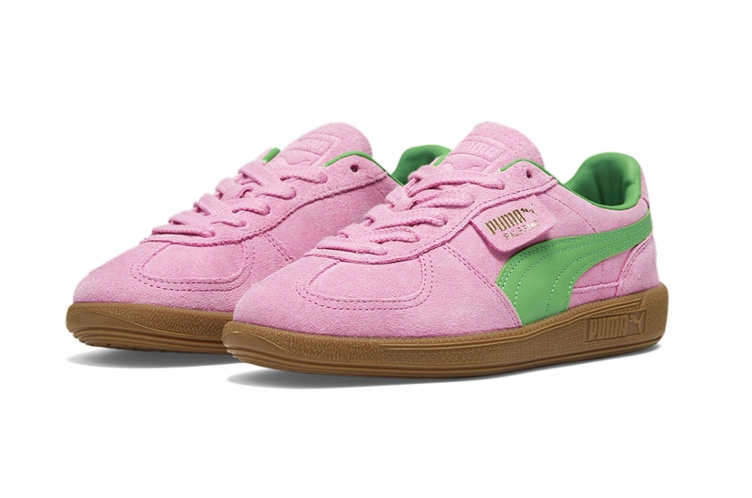 PUMA PALERMO PINK DELIGHT GREEN [397549-01]