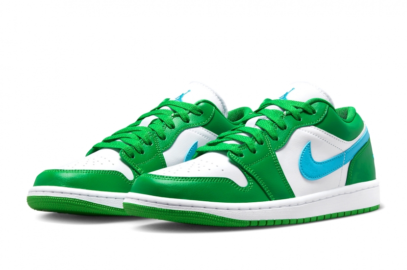 AIR JORDAN 1 LOWLUCKY GREEN AQUATONE [DC0774-304]