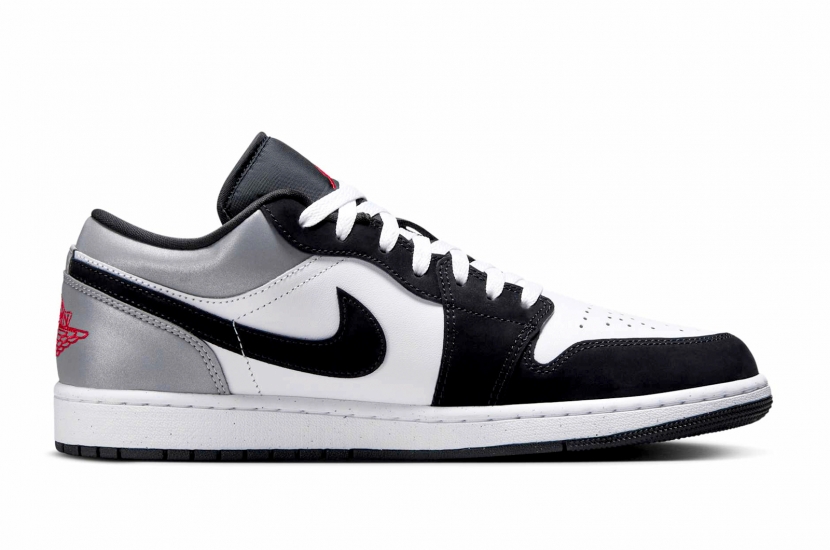 AIR JORDAN 1 LOW SE WHITE FIRE RED BLACK MATTE SILVER [HF3148-106] | [HF3188-106]