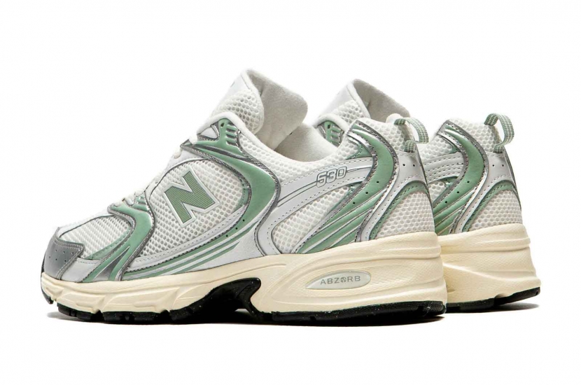 NEW BALANCE 530 SILVER METALLIC MOSAIC GREEN [U530SEB]