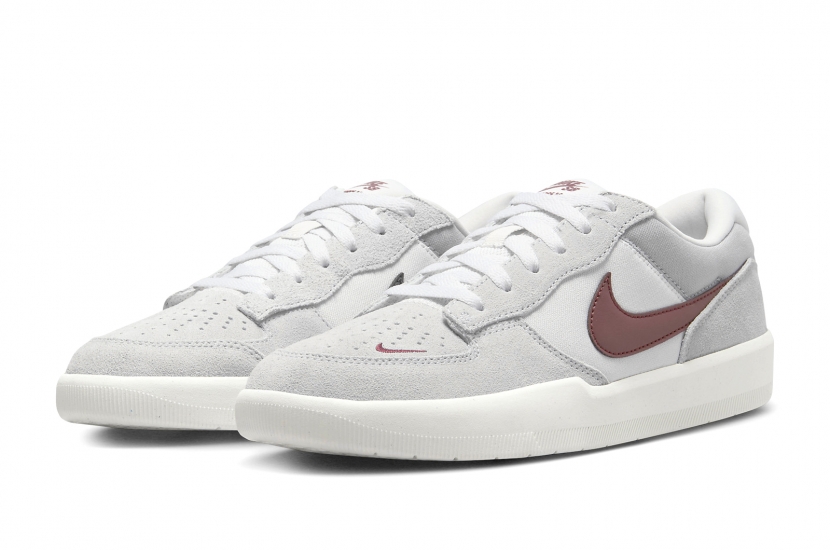 NIKE SB FORCE 58 ‘LIGHT SMOKE BURGUNDY [FQ7637-001]