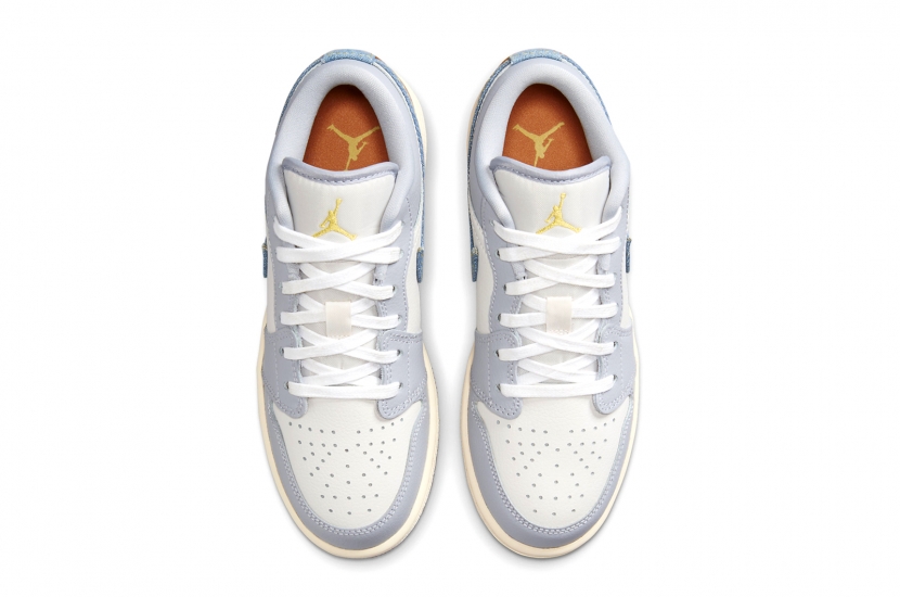 AIR JORDAN 1 LOW REPAIRED DENIM SWOOSH GS [FZ5046-041]