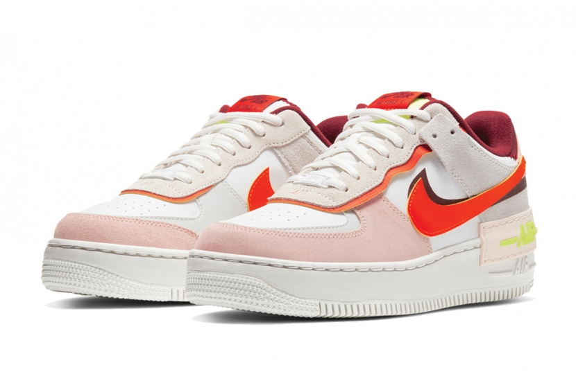 AIR FORCE 1 SHADOW TEAM RED ORANGE [CU8591-600]