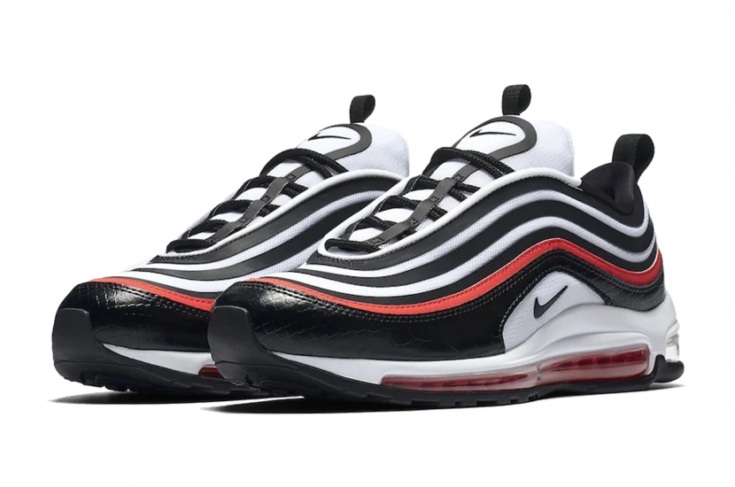 AIR MAX 97 BLACK WHITE HABANERO RED [AH6806-005]