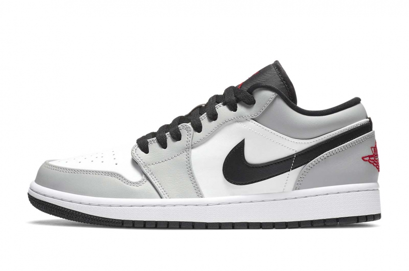 AIR JORDAN 1 LOW  LIGHT SMOKE GREY GS [553560-030]