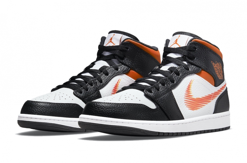 AIR JORDAN 1 MID ZIG ZAG SWOOSH [DN4929-100]