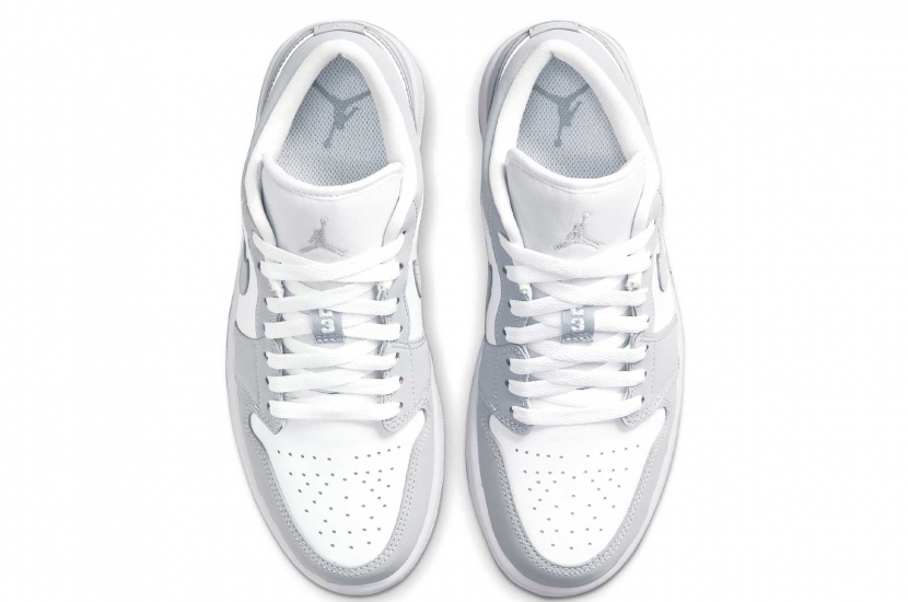 AIR JORDAN 1 LOW WHITE WOLF GREY W [DC0774-105]