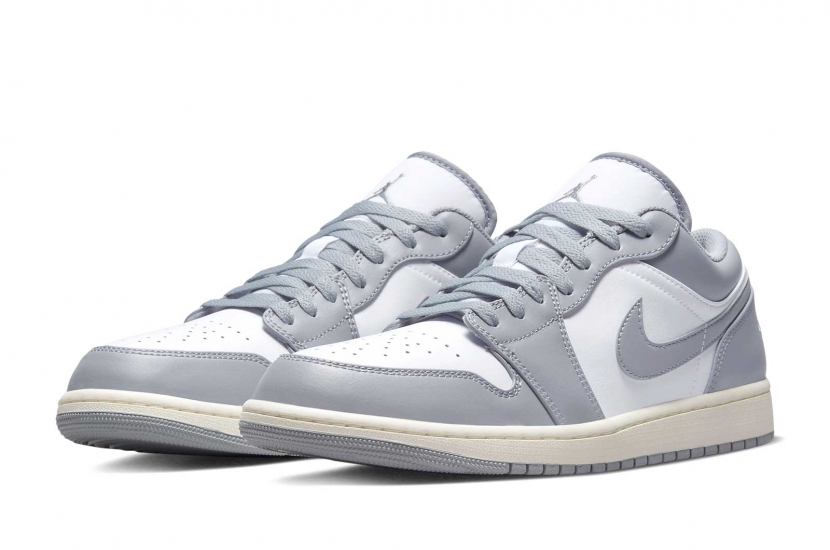 AIR JORDAN 1 LOW VINTAGE GREY [553558-053]