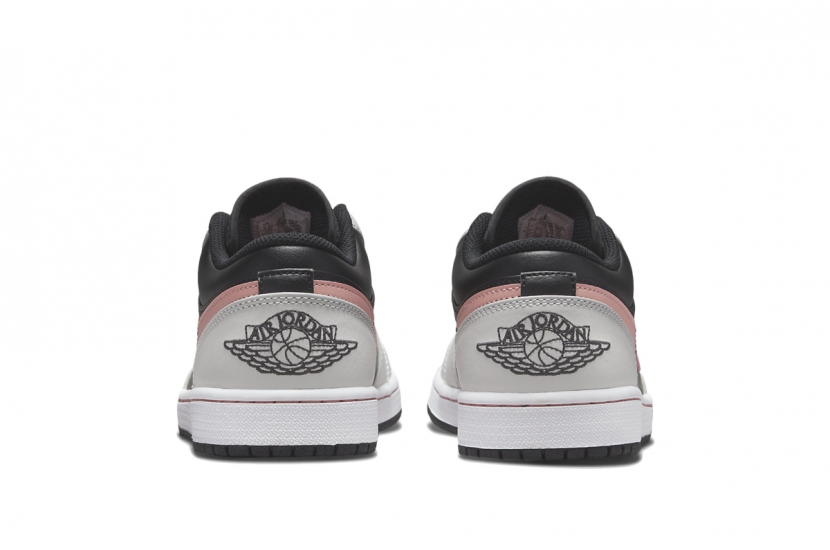 AIR JORDAN 1 LOW BLACK GREY PINK [553558-062]