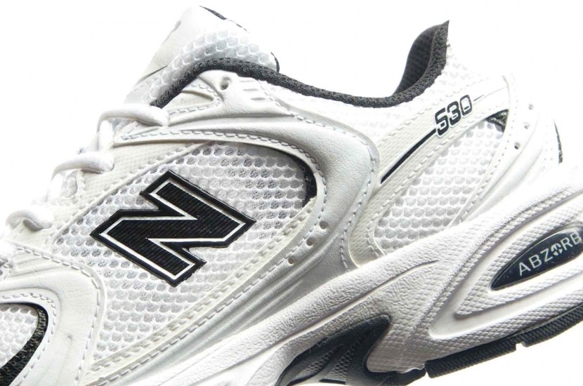 NEW BALANCE 530 WHITE BLACK DETAILS [MR530EWB]