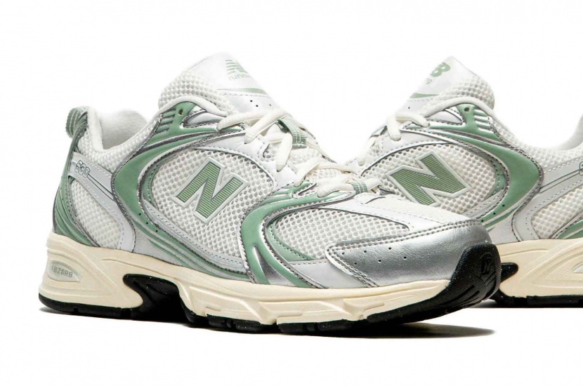 NEW BALANCE 530 SILVER METALLIC MOSAIC GREEN [U530SEB]