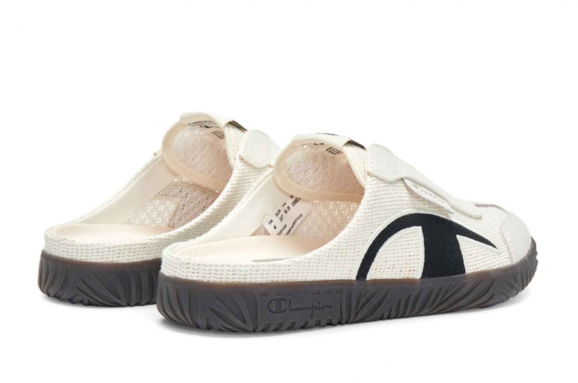 CHAMPION T-TRAINER MULE CREAM/BLACK [U5BFASW01U3]