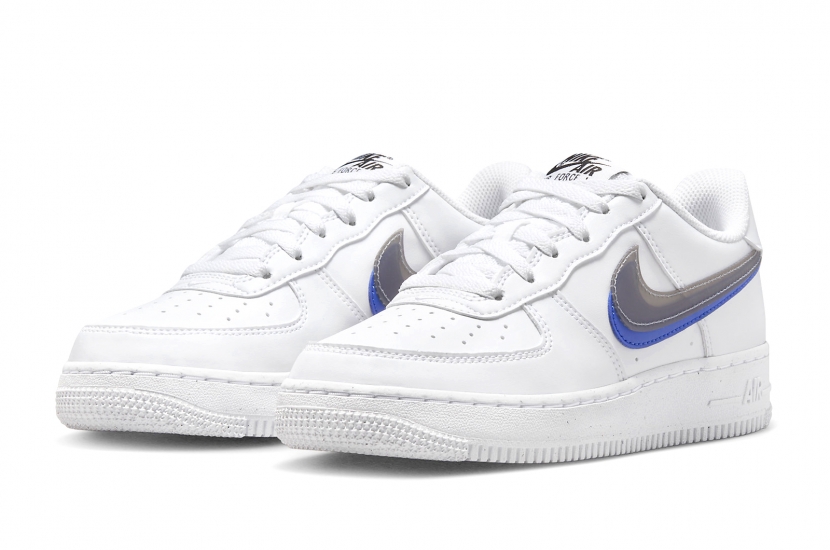 AIR FORCE 1 IMPACT NEXT NATURE DOUBLE SWOOSH GS [FD0688-100]