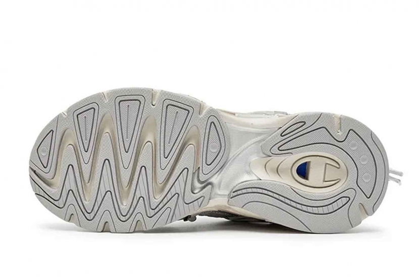 CHAMPION CHUNKY LOW-TOP SILVER/MILK WHITE [U5AFCRU15P8]