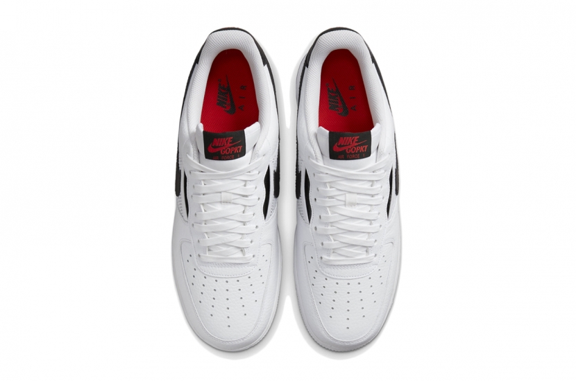 AIR FORCE 1 LOW MESH POCKED WHITE BLACK (GS) [DH9596-100]