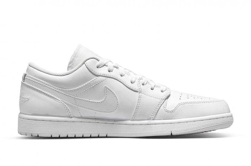 AIR JORDAN 1 LOW TRIPLE WHITE [553558-136]