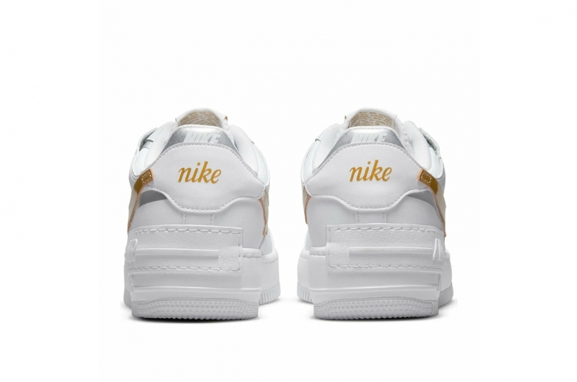 AIR FORCE 1 SHADOW WHITE METALLIC GOLD [DM3064-100]