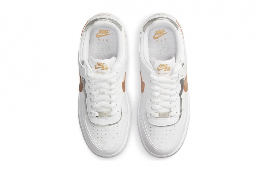 AIR FORCE 1 SHADOW WHITE METALLIC GOLD [DM3064-100]