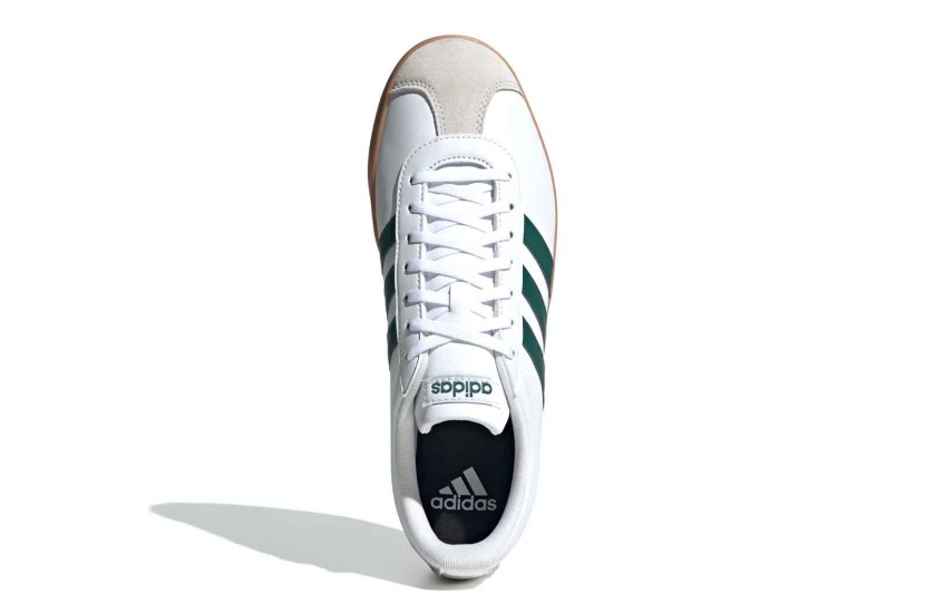 ADIDAS VL COURT BASE CLOUD WHITE / COLLEGIATE GREEN [ID3710]