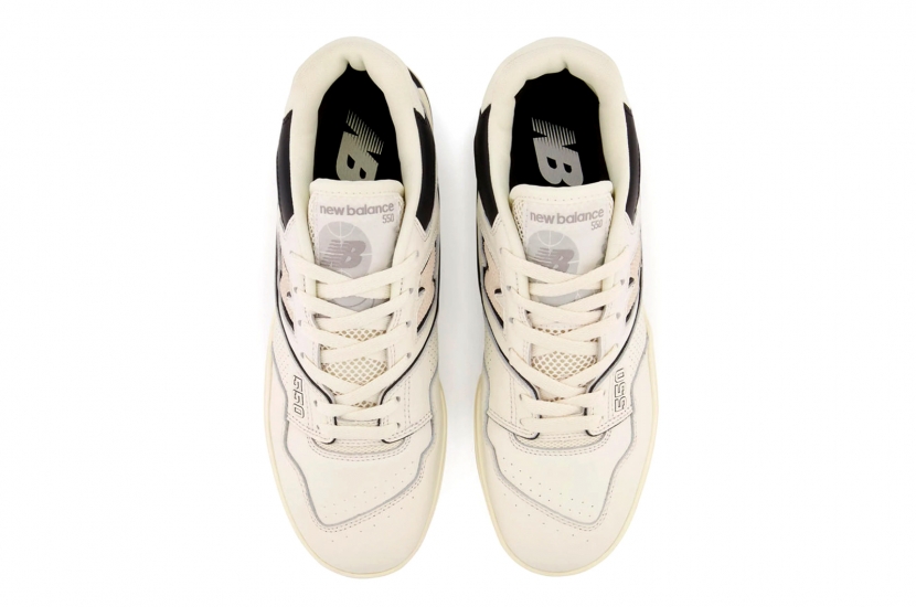 NEW BALANCE 550 CREAM BLACK [BB550LWT]