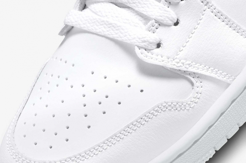 AIR JORDAN 1 LOW TRIPLE WHITE W [DV0990-111]