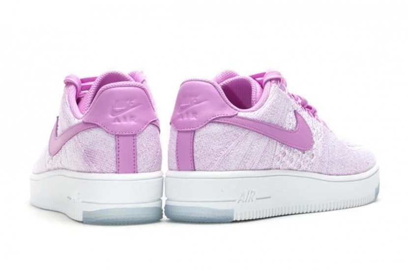 AIR FORCE 1 FLYNIT LOW FUCHSIA GLOW WHITE [820256-500]