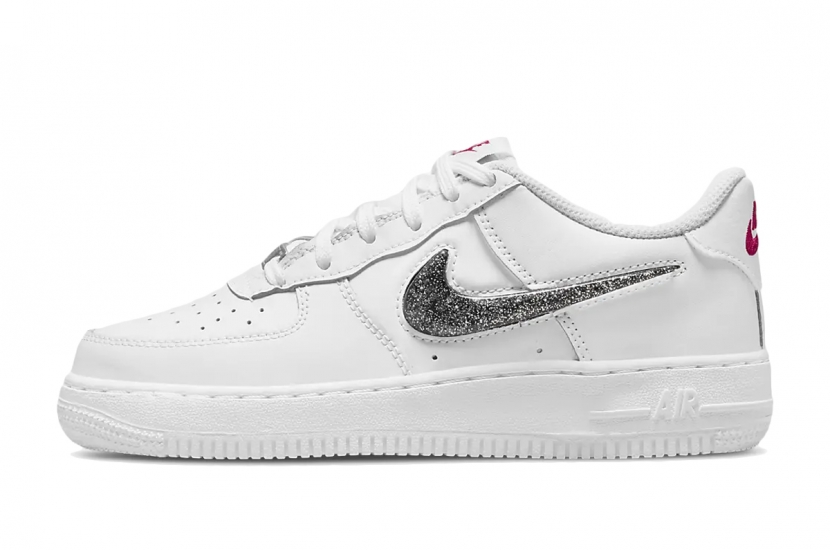 AIR FORCE 1 LV8 WHITE METALLIC SILVER [DC9651-100]