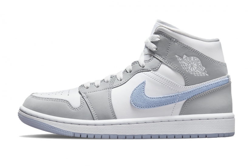 AIR JORDAN 1 MID WOLF GREY [BQ6472-105]