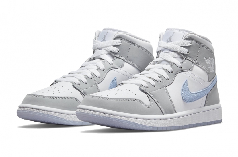 AIR JORDAN 1 MID WOLF GREY [BQ6472-105]