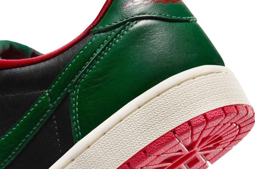 AIR JORDAN 1 RETRO LOW OG GORGE GREEN VARSITY RED [CZ0775-036]