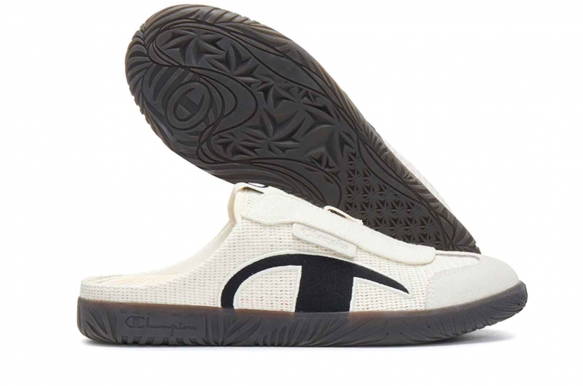 CHAMPION T-TRAINER MULE CREAM/BLACK [U5BFASW01U3]