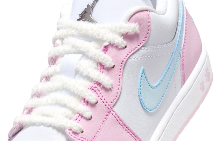 AIR JORDAN 1 LOW SE PAW PRINT PINK FOAM [HM3706-141]