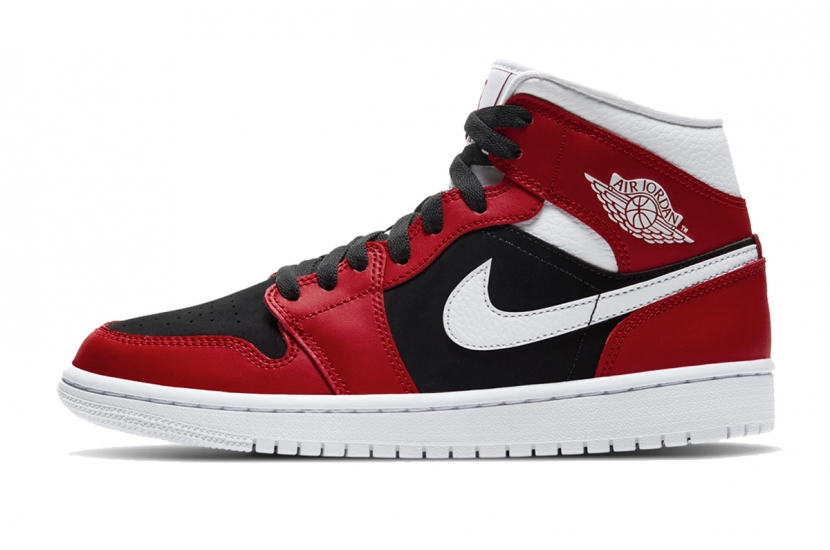 AIR JORDAN 1 MID GYM RED BLACK [BQ6472-601]