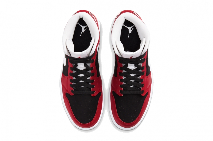 AIR JORDAN 1 MID GYM RED BLACK [BQ6472-601]