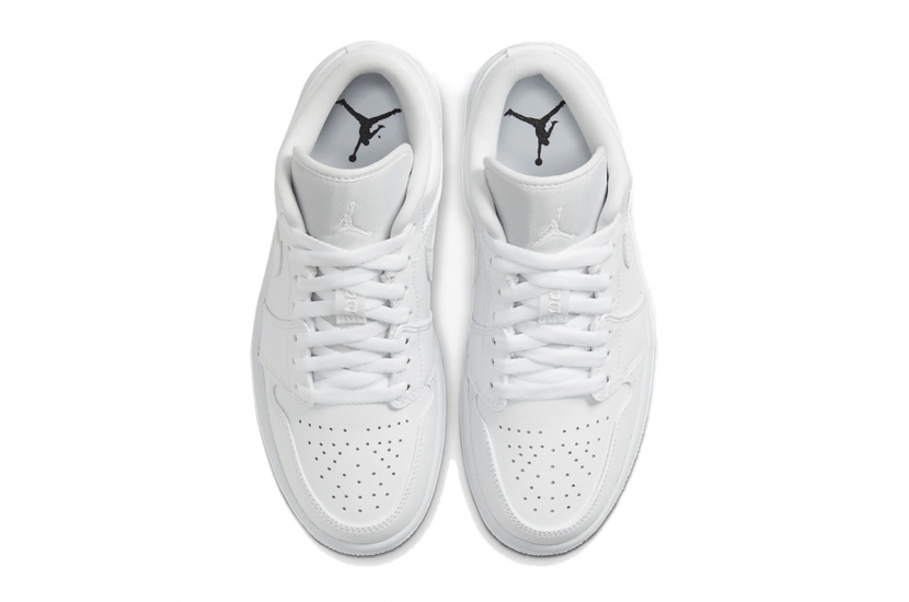 AIR JORDAN 1 LOW TRIPLE WHITE [AO9944-111] [553560-126] [553560-130]