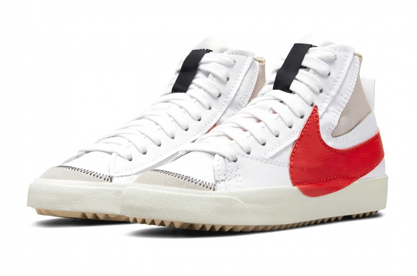 BLAZER MID '77 JUMBO WHITE HABANERO RED [DD3111-102]