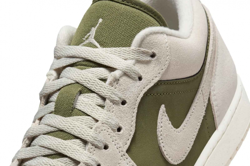 AIR JORDAN 1 LOW SE MEDIUM OLIVE SAIL [HV4089-201]