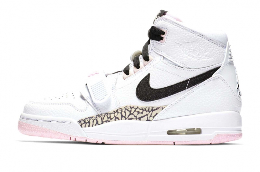 JORDAN LEGACY 312 WHITE BLACK PINK FOAM GS [AT4040-106]