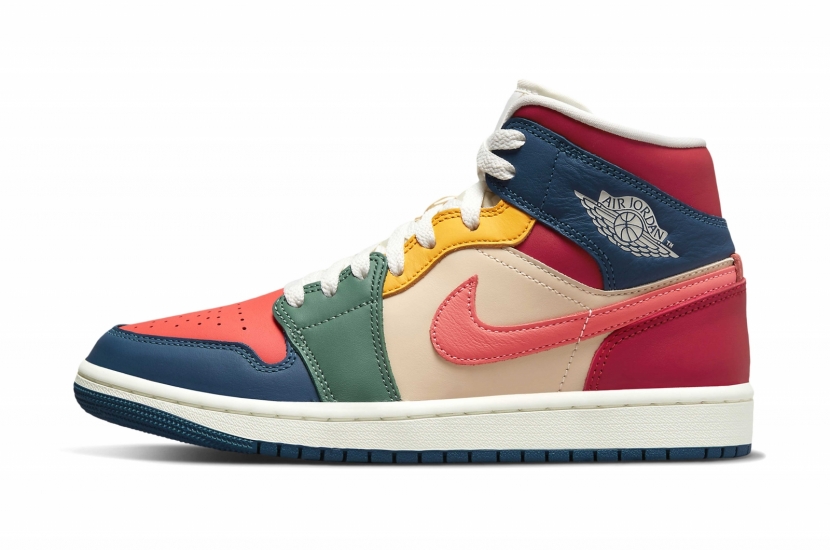 AIR JORDAN1 MID MULTI COLOR 2022 W [DN3738-400]